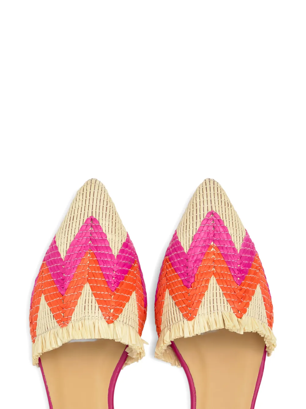 Castañer Berta pointed-toe flat pumps Beige