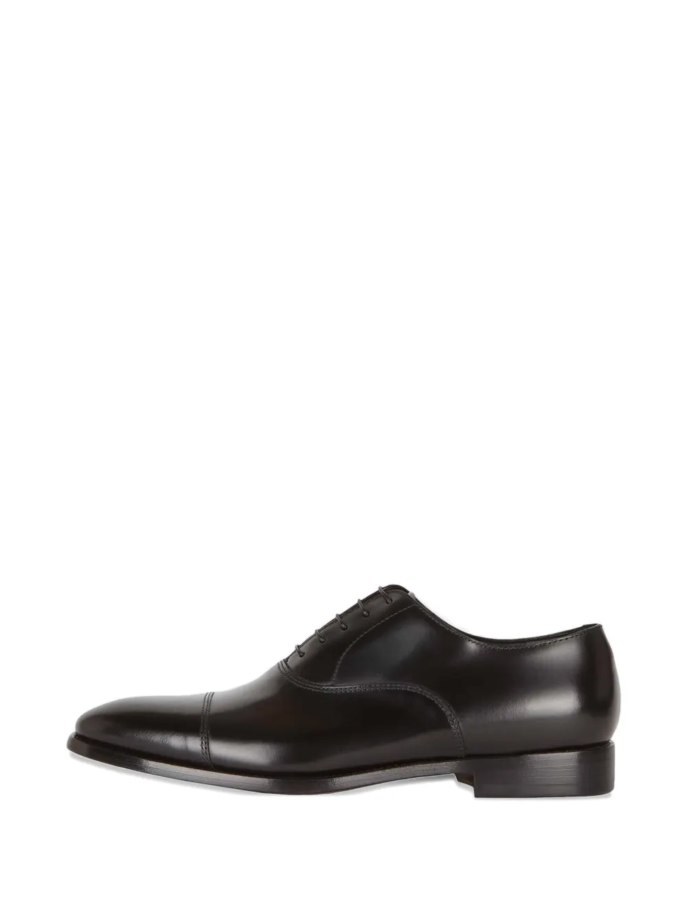 Boggi Milano cap-toe lace-up derby shoes - Nero