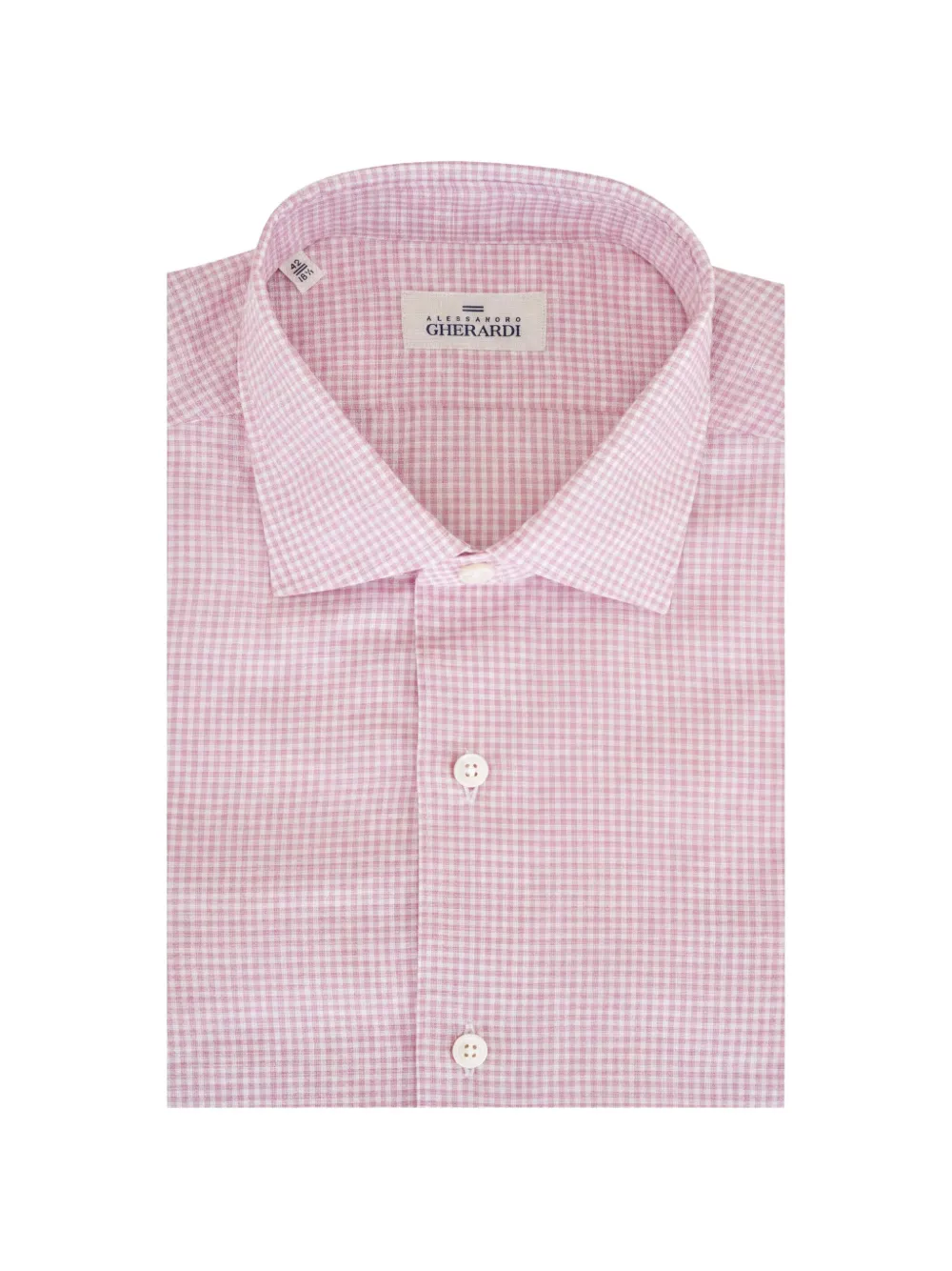 Alessandro Gherardi gingham-check shirt - Rosa