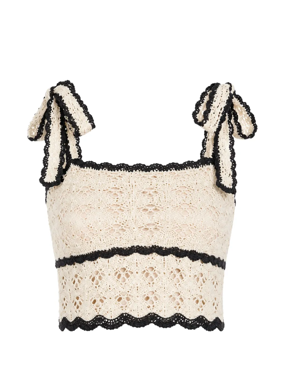 ZIMMERMANN Aster crochet top - Toni neutri