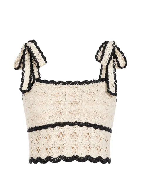 ZIMMERMANN Aster crochet top