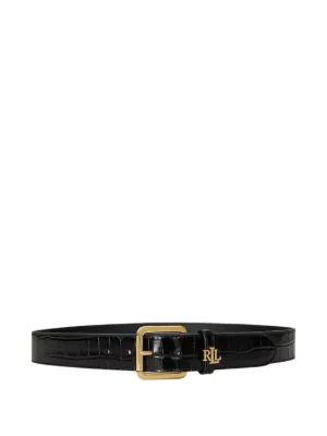 Lauren Ralph Lauren Leather Belt | Black | FARFETCH