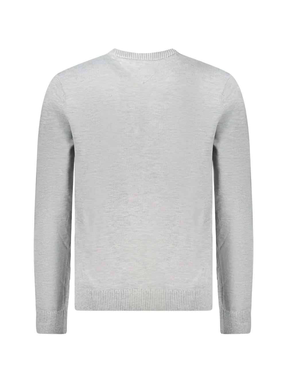 Tommy Jeans Trui met geborduurd logo en ronde hals Grijs