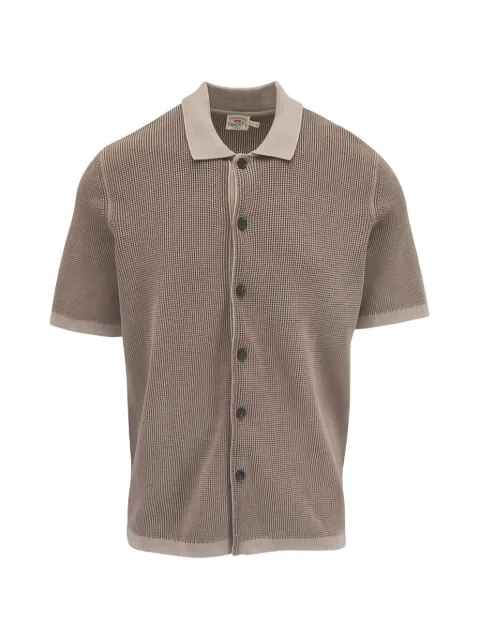 FAHERTY waffle-knit short-sleeve shirt