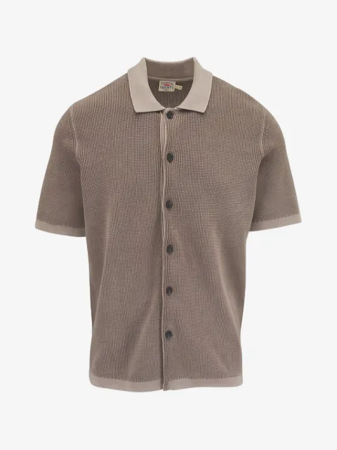 FAHERTY waffle-knit short-sleeve shirt