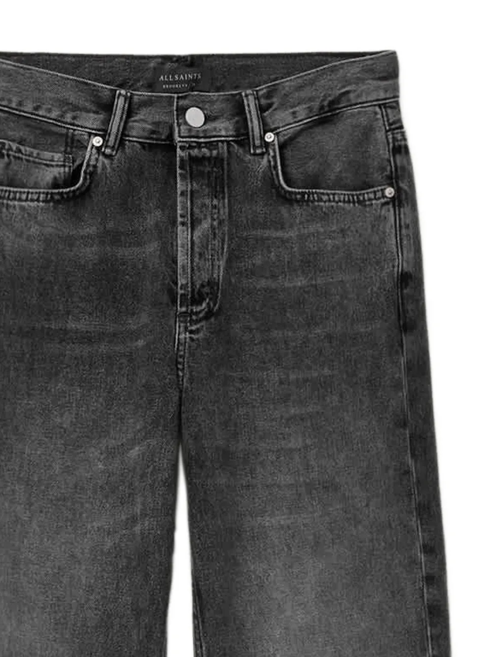  Allsaints Vaqueros Brooklyn Con Acabado Lavado - Negro 