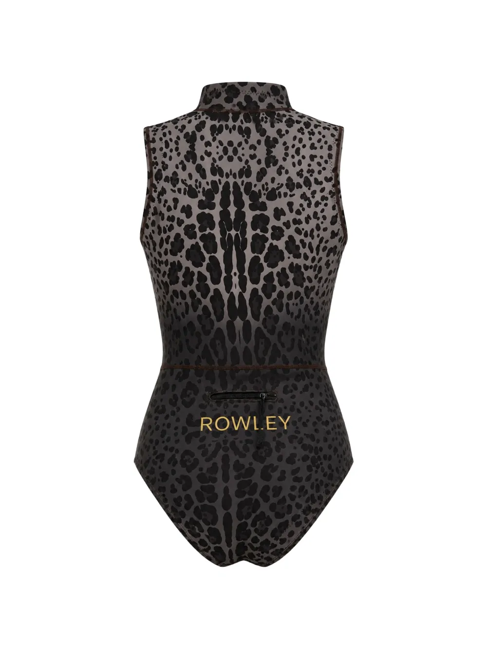 Cynthia Rowley Carve badpak met luipaardprint Grijs