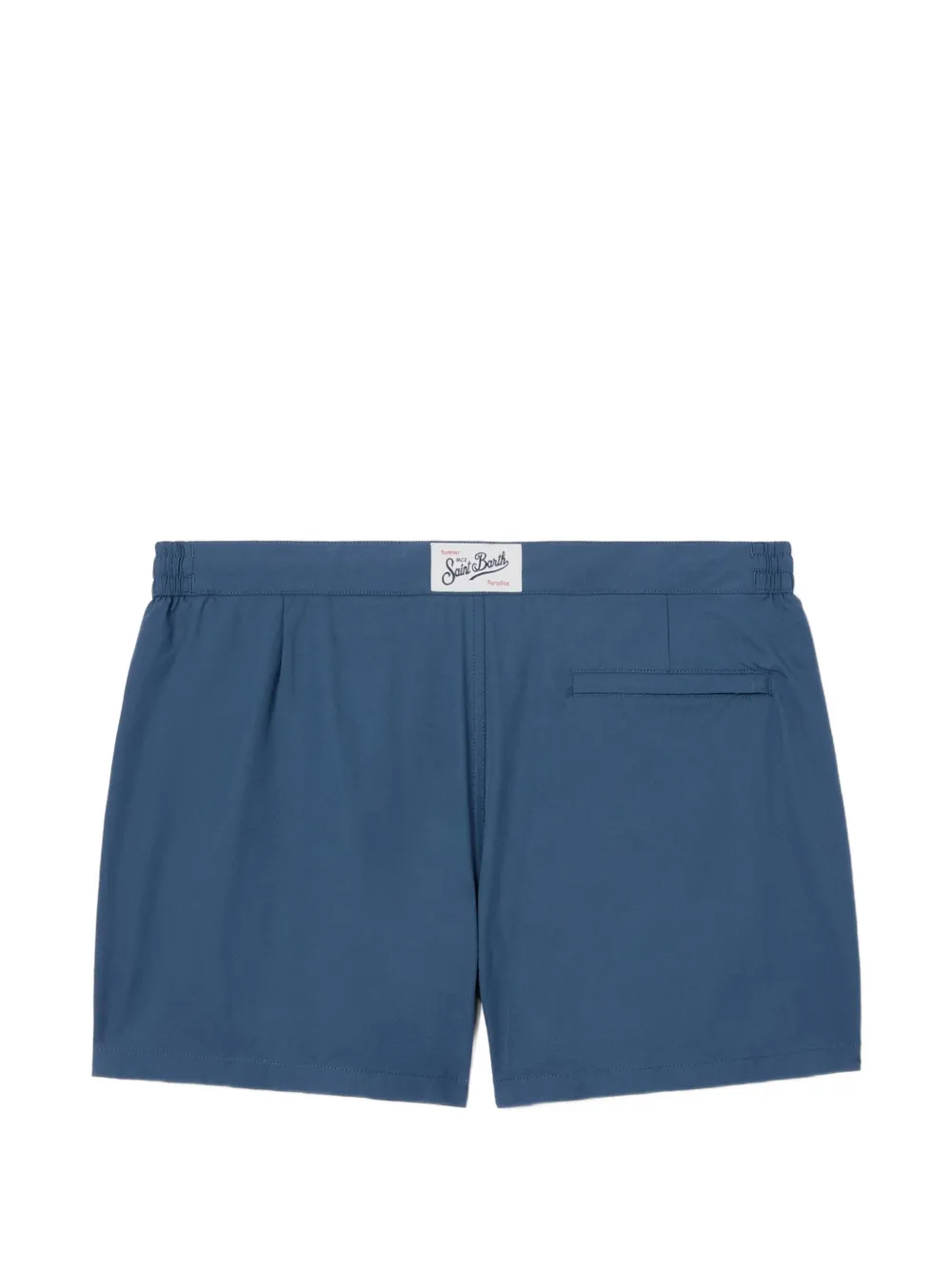 MC2 Saint Barth Capferrat shorts met geborduurd logo Blauw