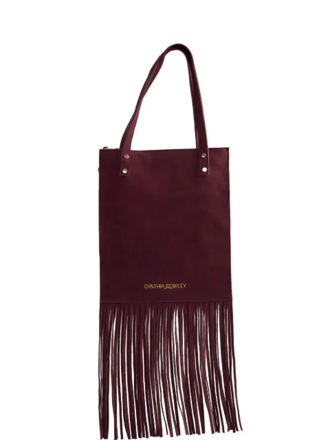 Cynthia Rowley Felicity fringe suede tote bag