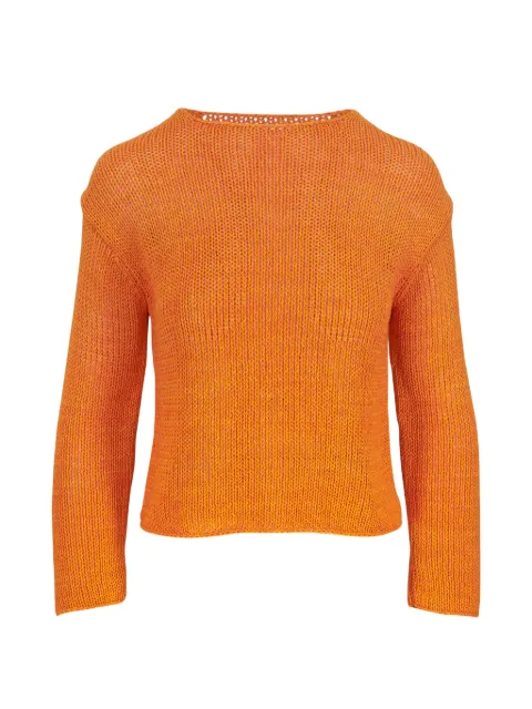 Vince ribbed-knit boat-neck sweater