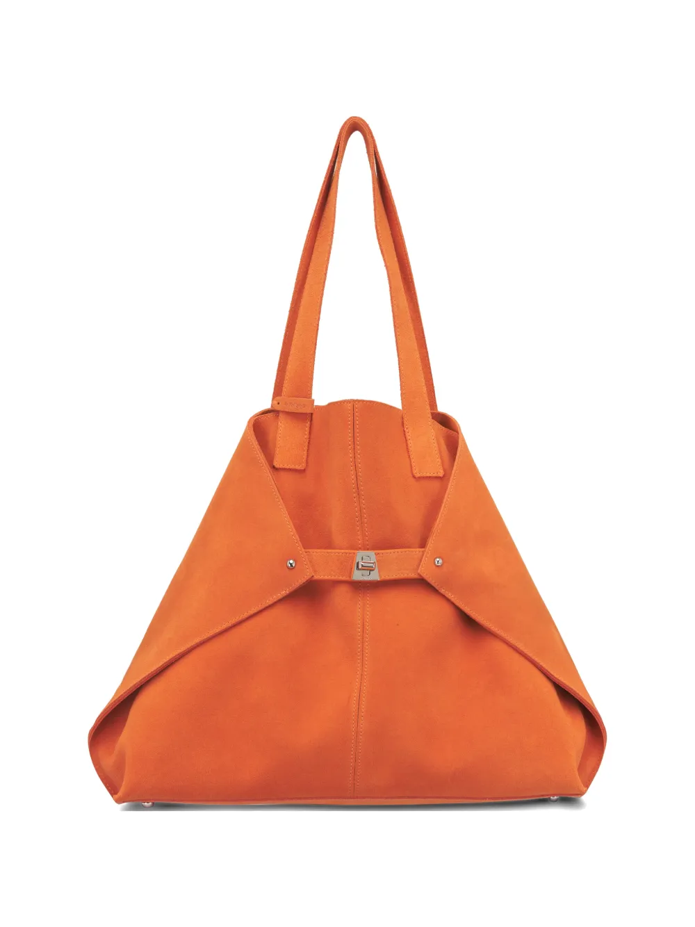 Akris medium Ai suede shoulder bag - Arancione