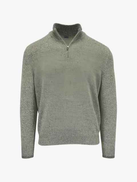 Fedeli quarter-zip marl sweater