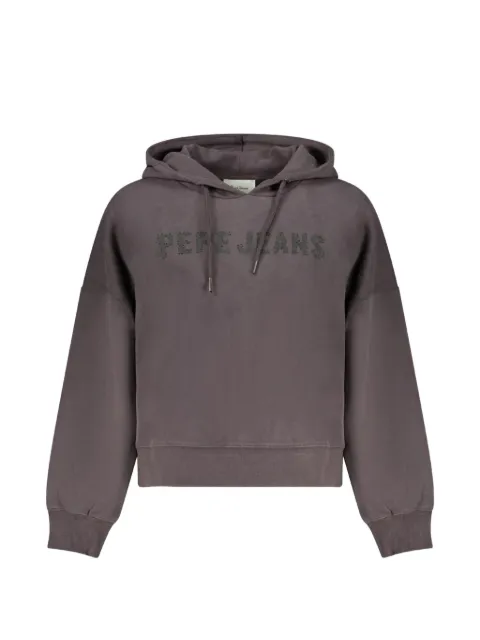 Pepe Jeans logo-print drawstring hoodie