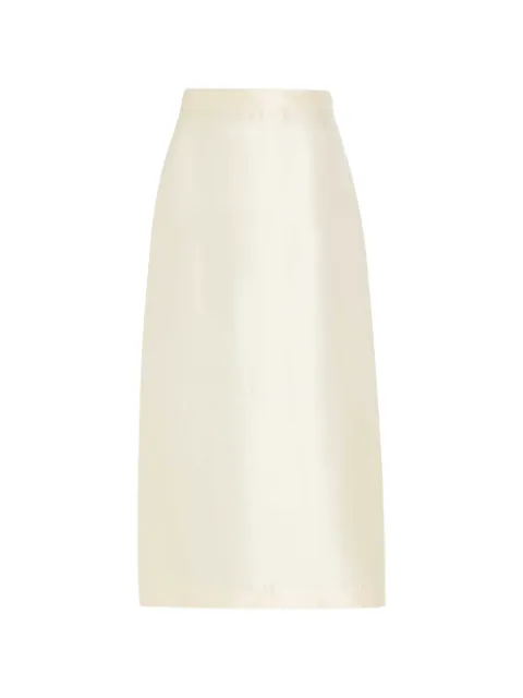 Heirlome Irene high-waisted satin skirt