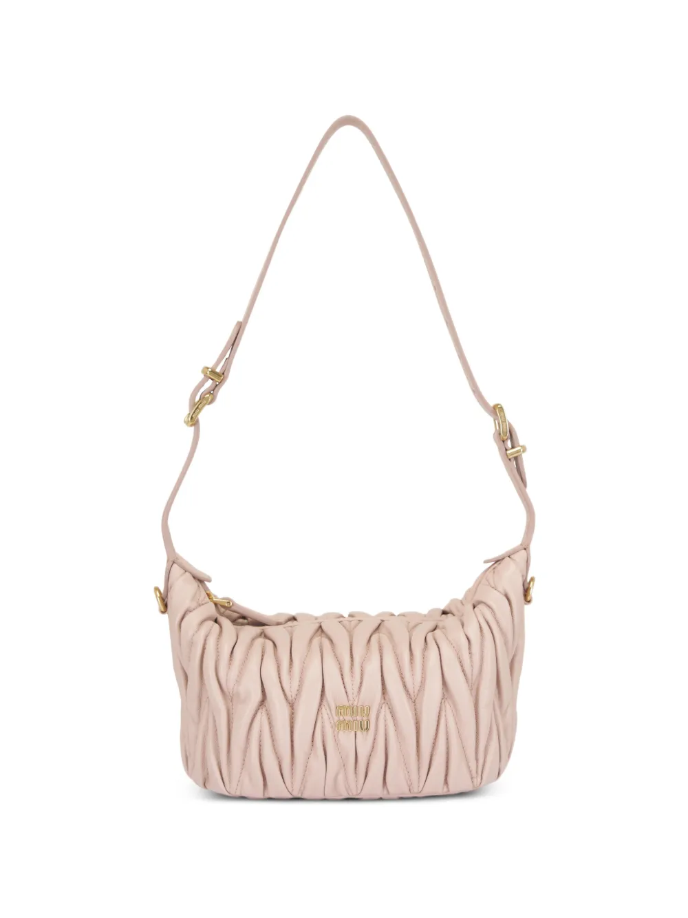 Miu Miu Matelassé shoulder bag - Neutrals