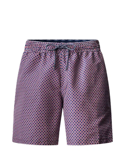 Hackett London Badeshorts mit geometrischem Print