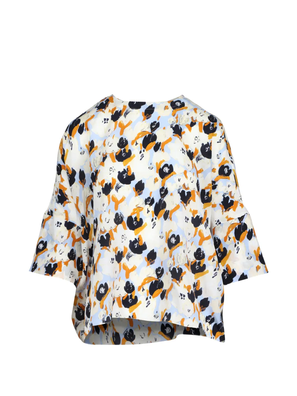 Marni floral-print blouse - Toni neutri