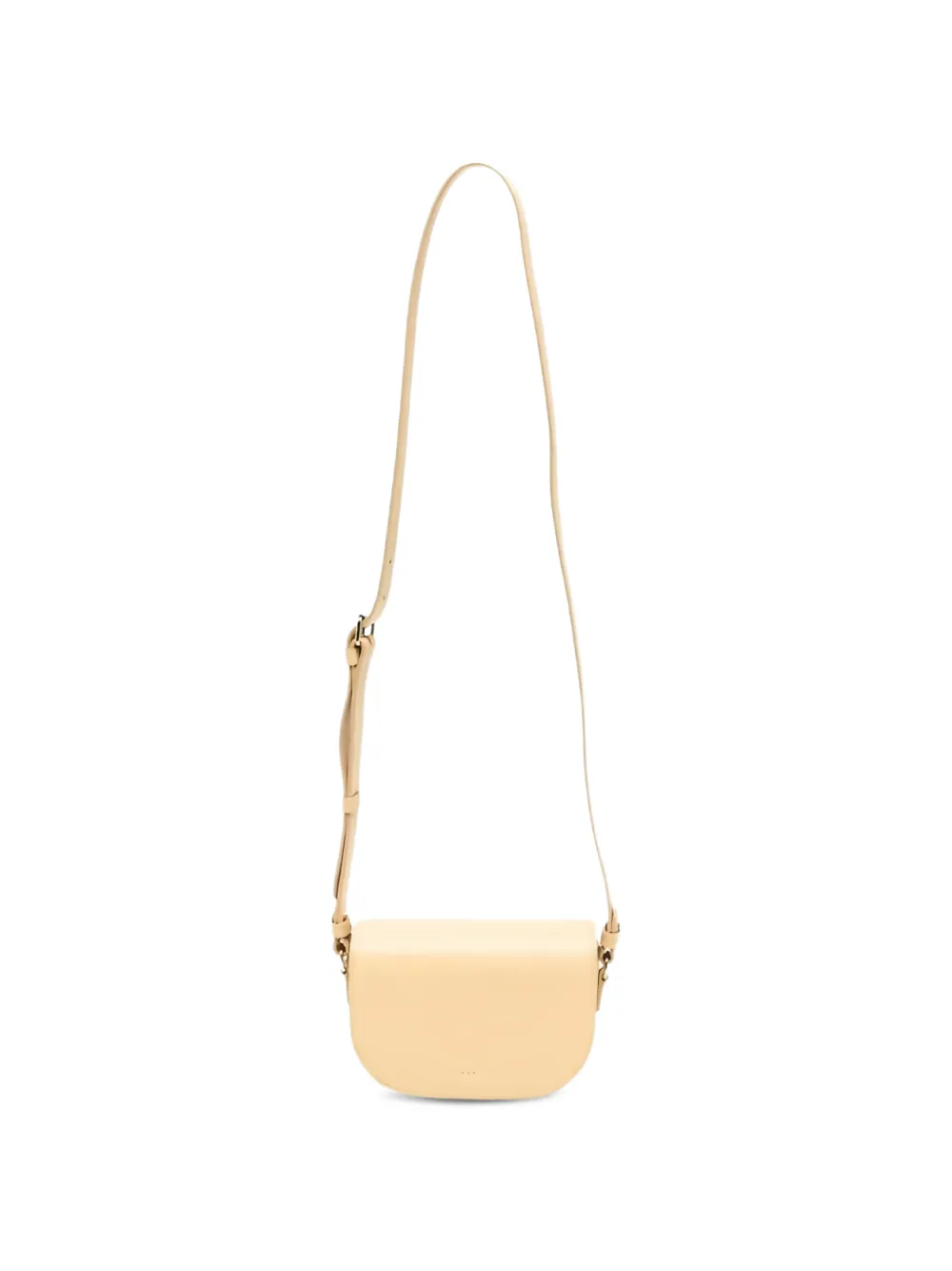 A.P.C. logo-print shoulder bag - Toni neutri