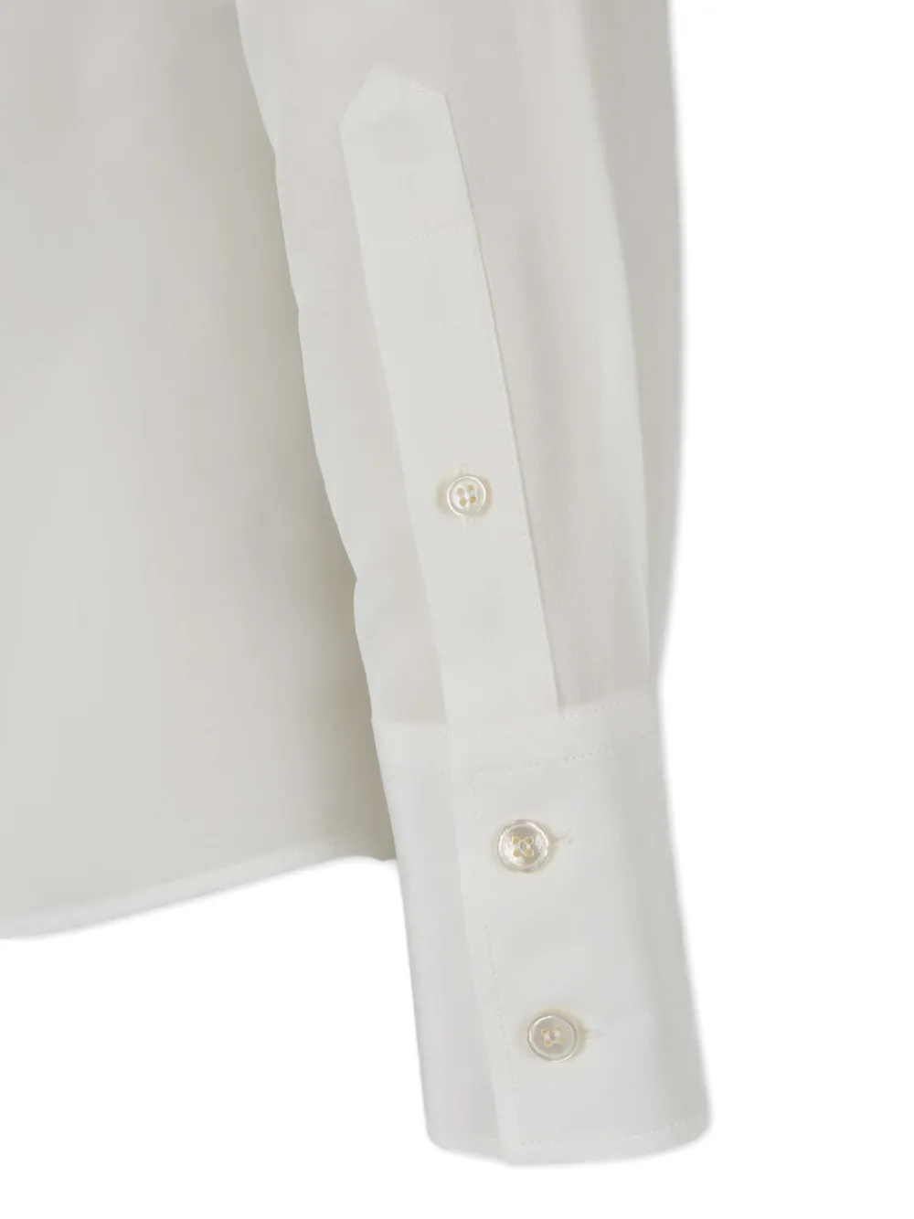 Alexander McQueen Blouse met gestrikte hals Wit
