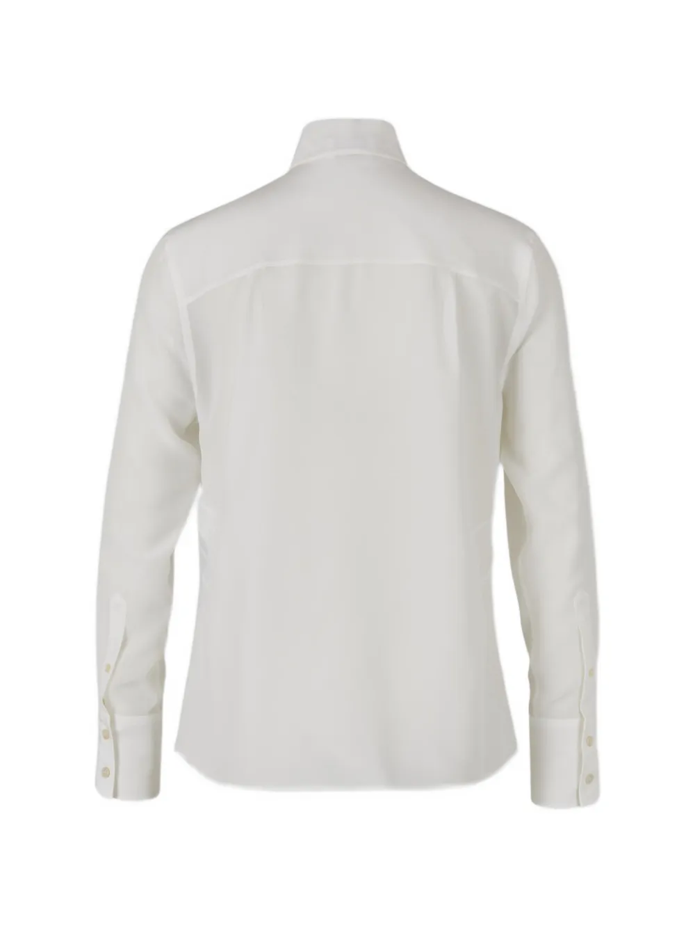 Alexander McQueen Blouse met gestrikte hals Wit