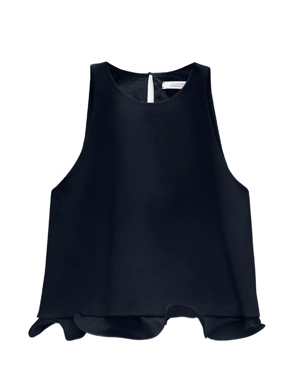 Dorothee Schumacher Emotional Essence ruffled top - Blu