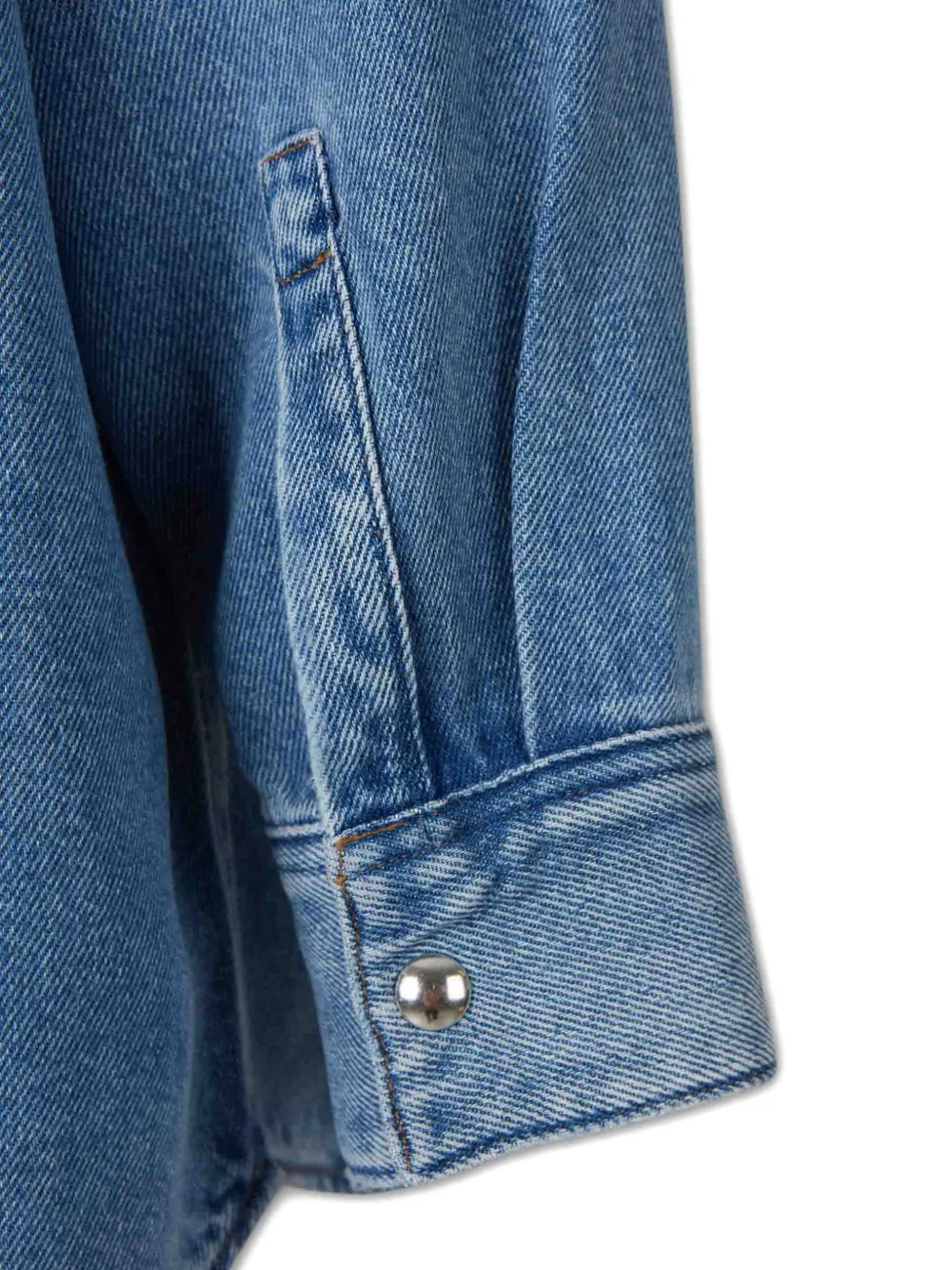 AGOLDE Lotta denim blouse Blauw