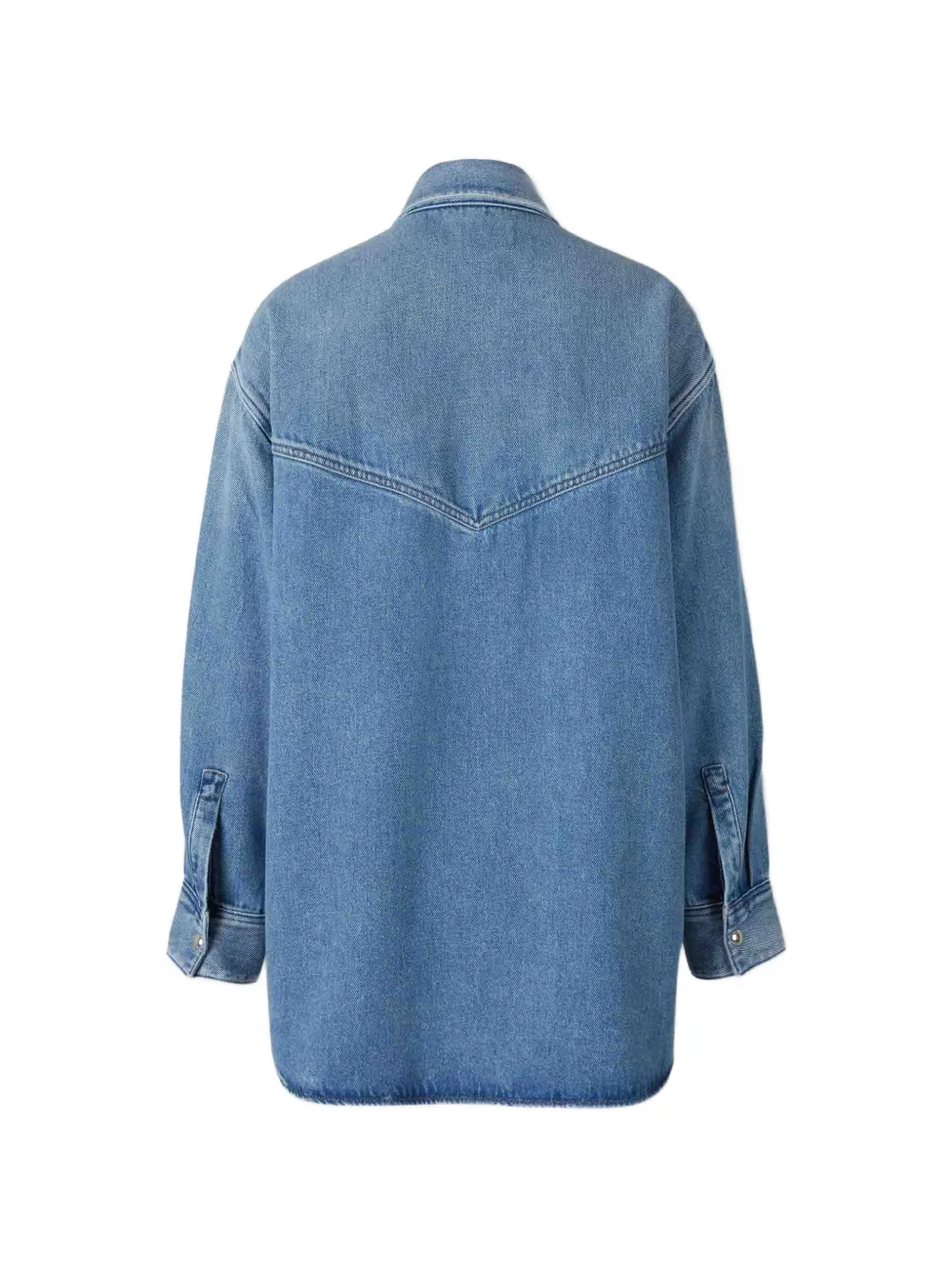 AGOLDE Lotta denim blouse Blauw