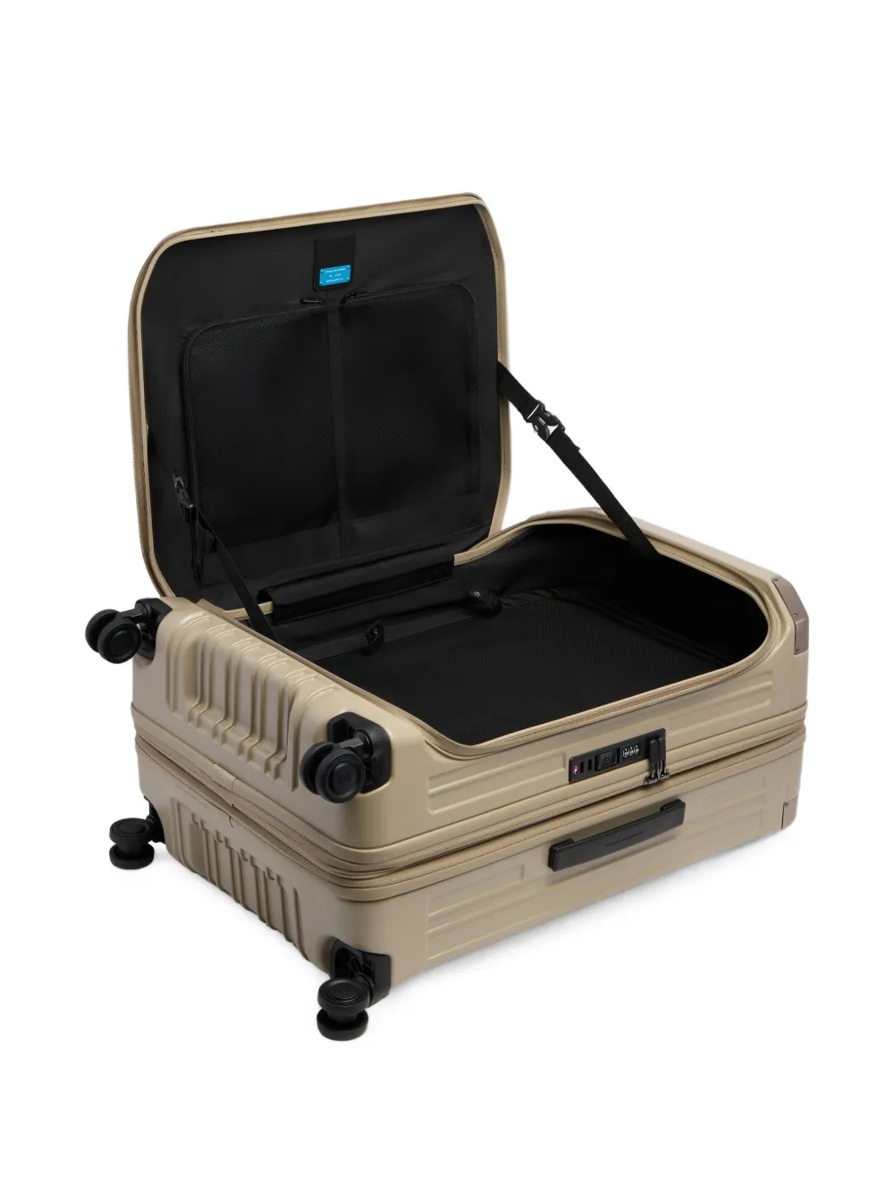 PIQUADRO Medium uitbreidebare koffer Beige