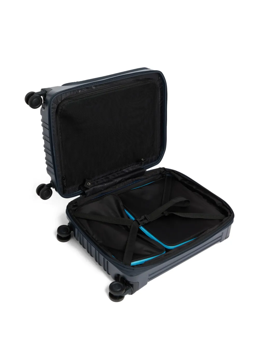 PIQUADRO Rolkoffer met dubbele opening Blauw