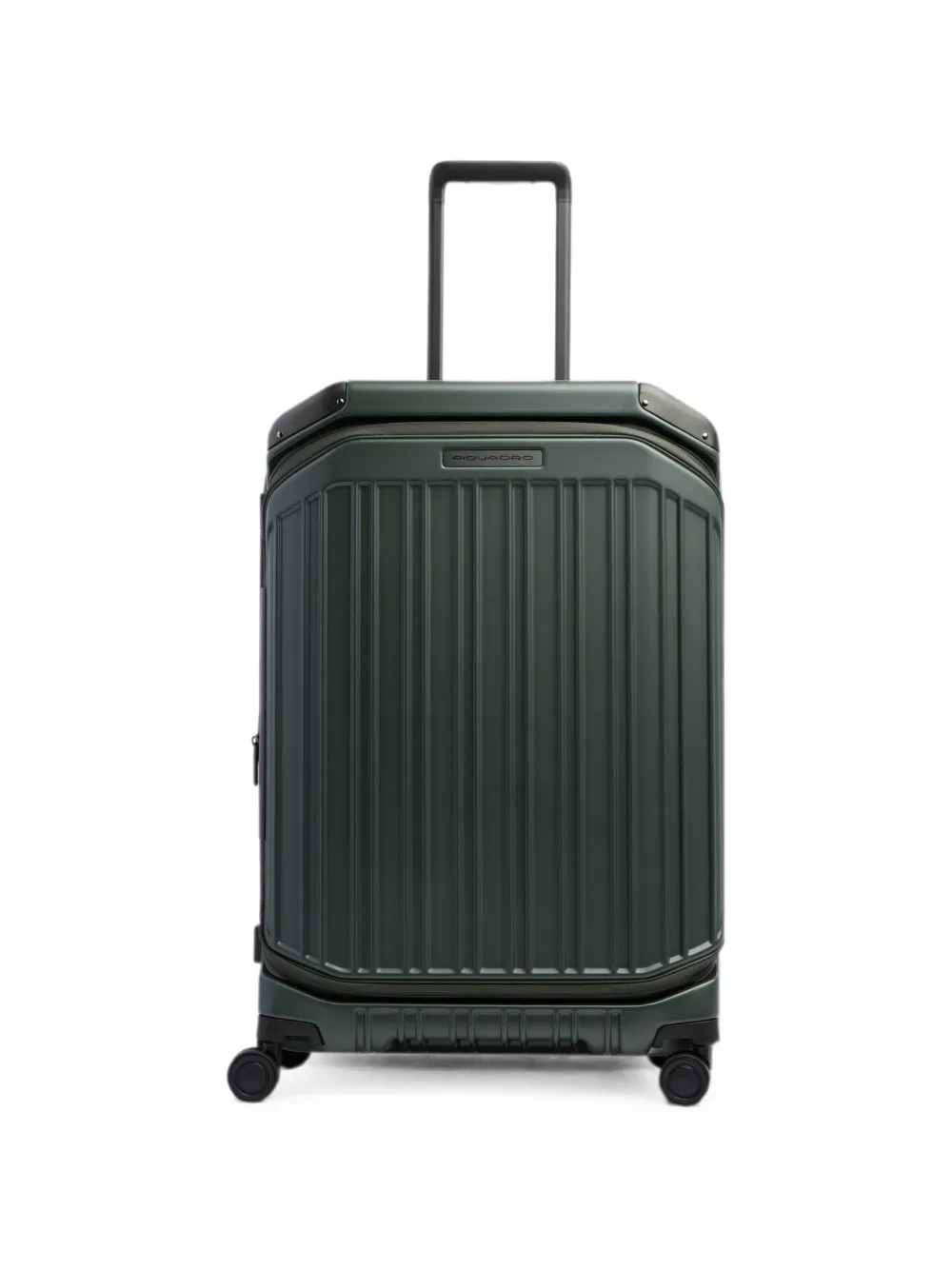  Piquadro Medium Expandable Hardside Suitcase - Verde 