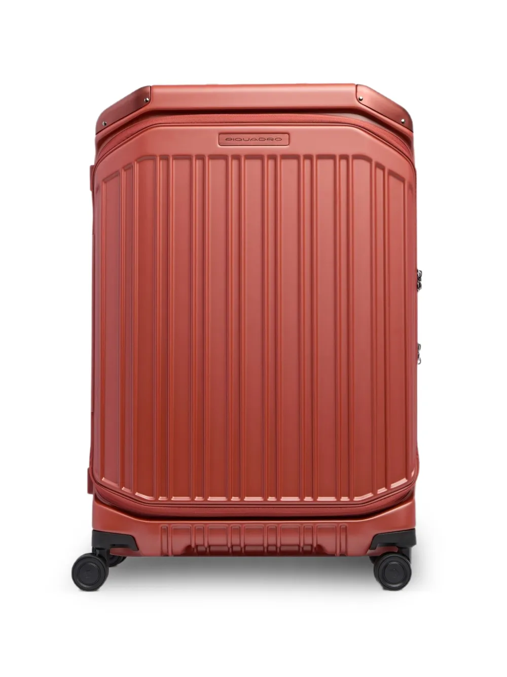 PIQUADRO medium expandable hardside suitcase - Rosso