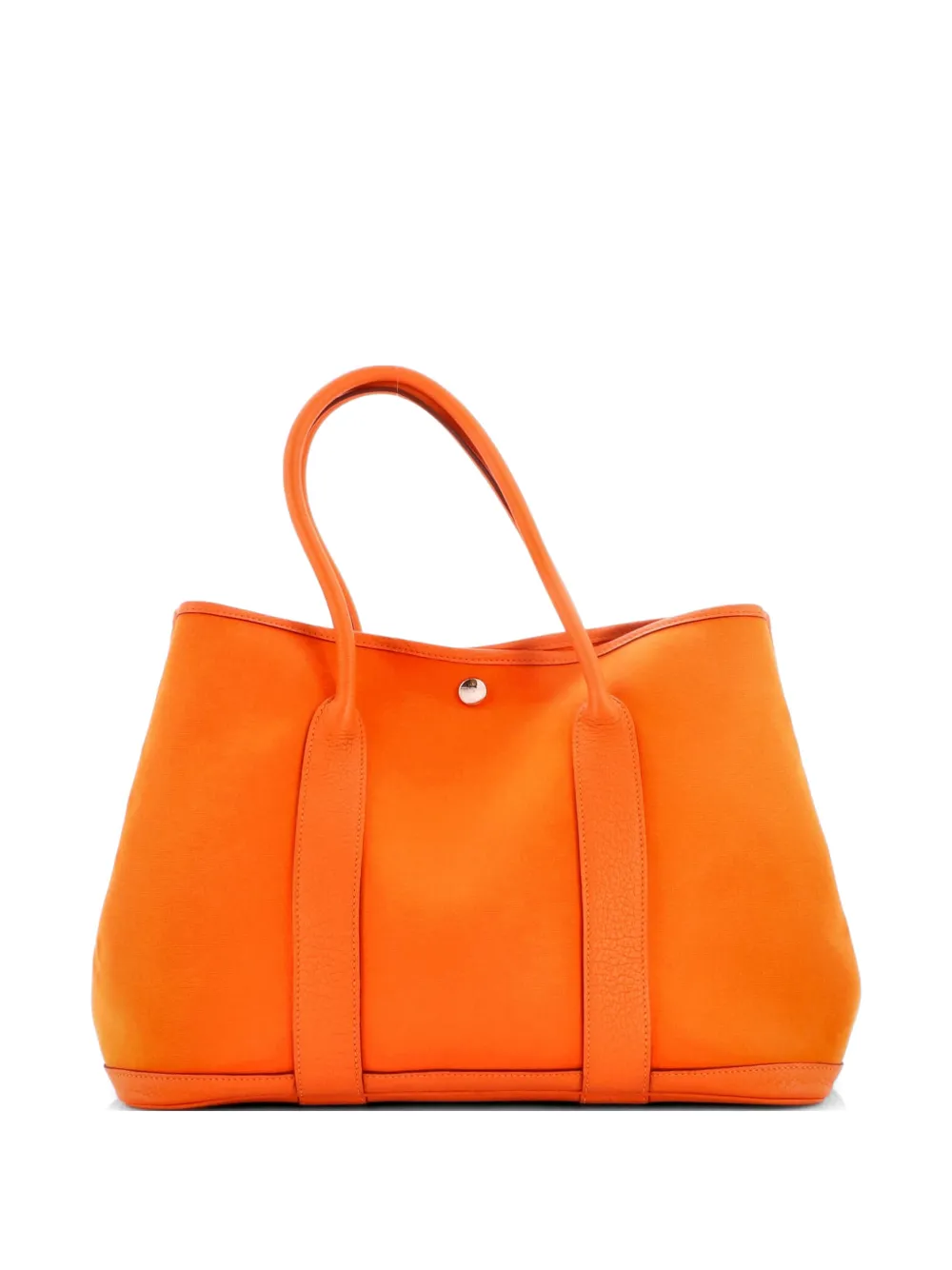 Hermès Pre-Owned Garden Party Toile and Leather 36 tote bag - Arancione