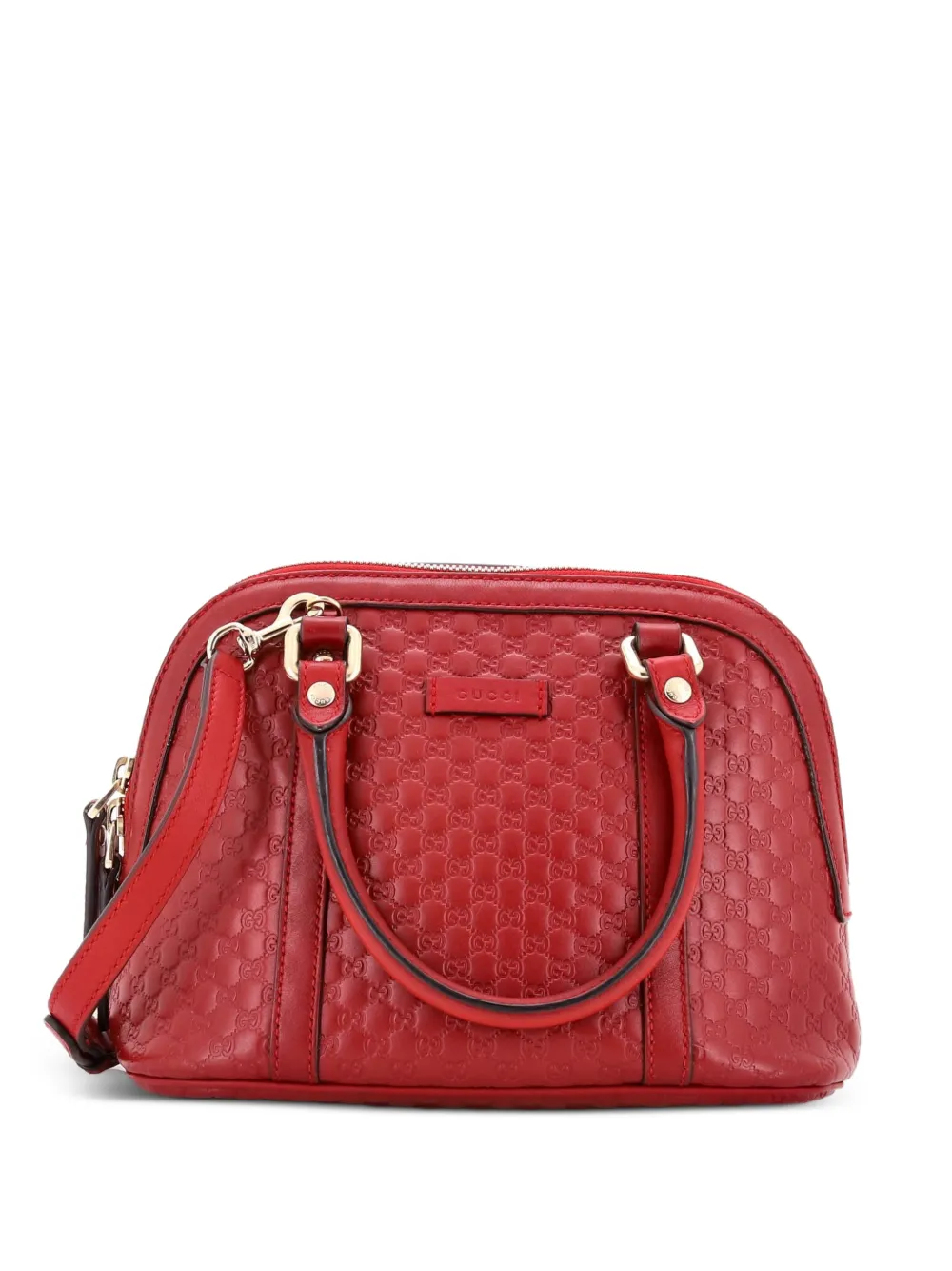 Gucci Pre-Owned コンバーチブル ドーム マイクログッチシマ レザー