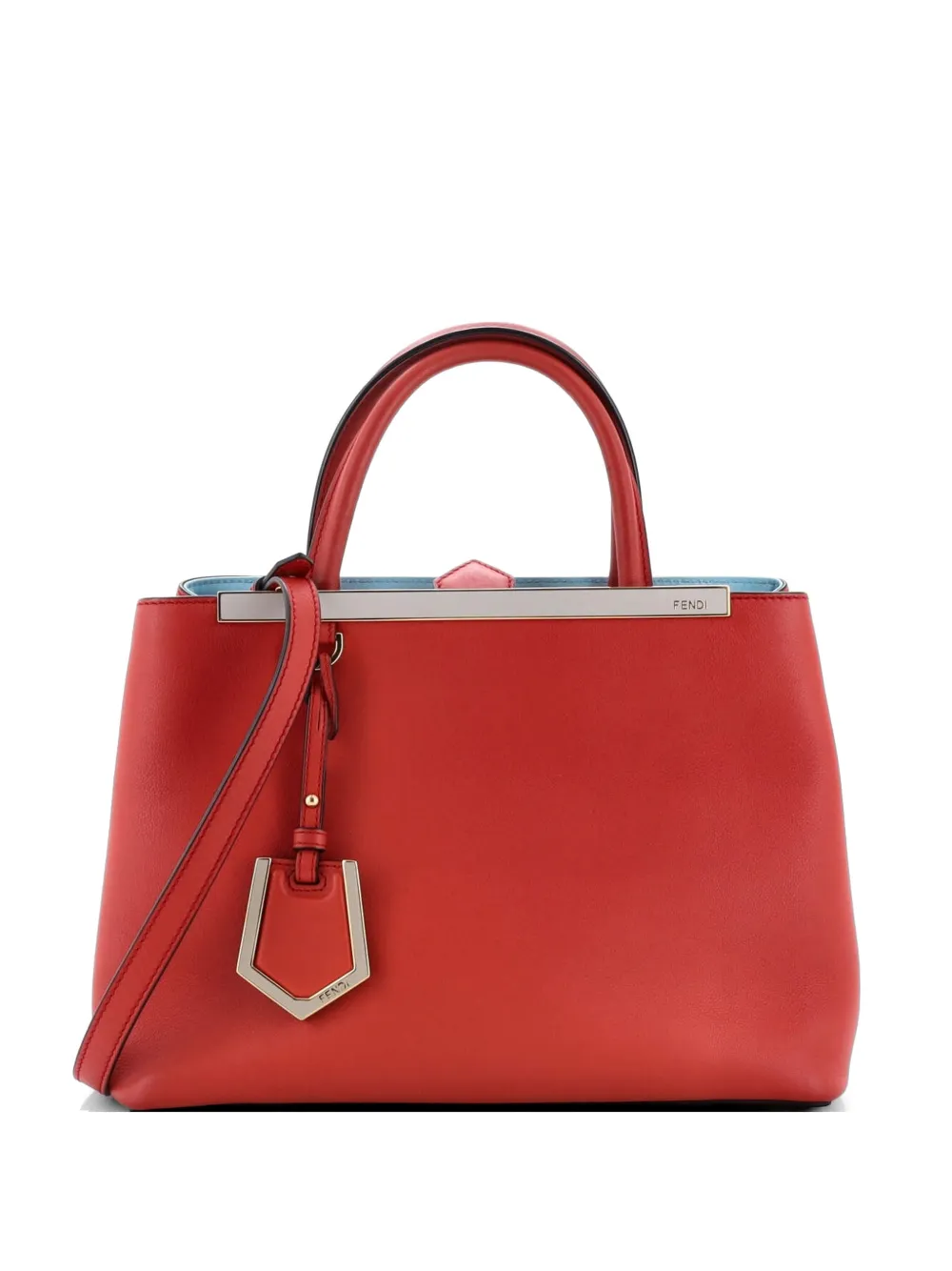 Fendi Pre-Owned 2Jours Bag Leather Petite satchel - Rosso