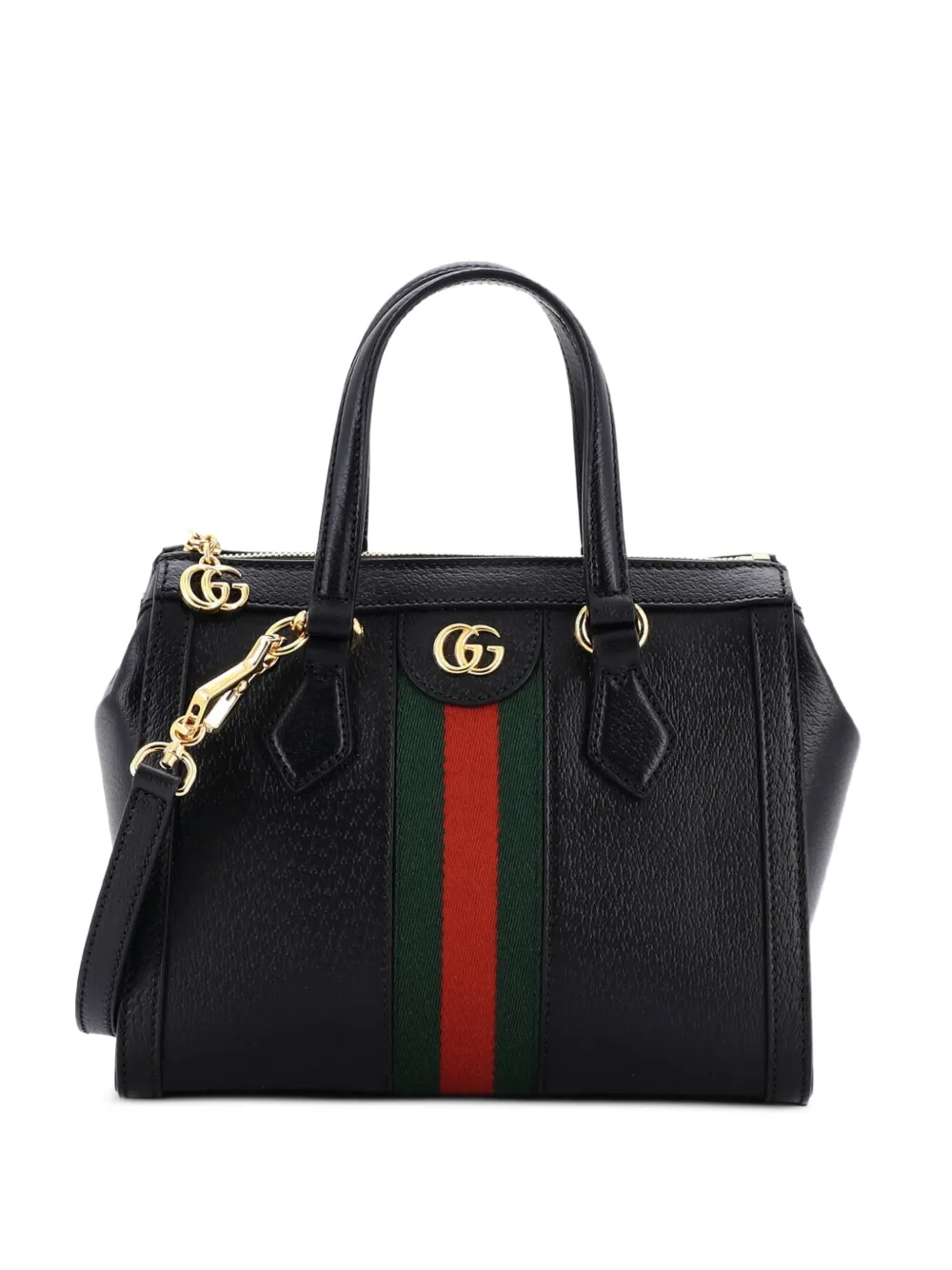 Gucci Pre-Owned Ophidia Top Handle Tote Leather Small satchel - Nero