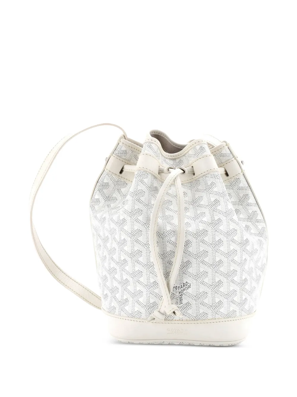 Goyard Pre-Owned Petit Flot Coated Canvas PM bucket bag - Weiß