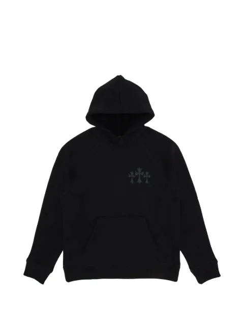 Chrome Hearts logo-embroidery hoodie