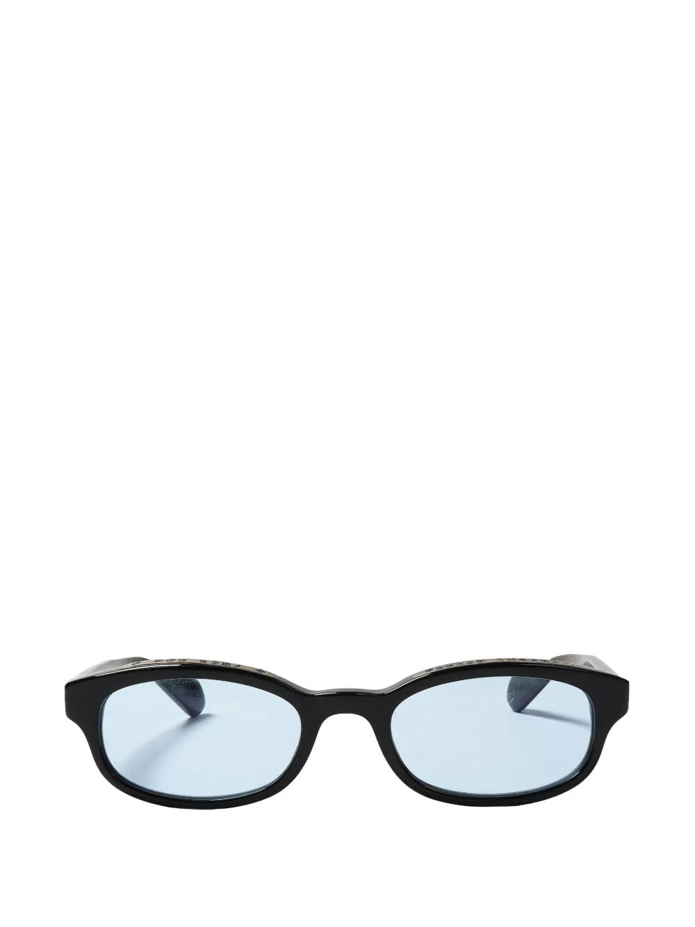 Chrome Hearts Lowrider oval-frame sunglasses - Nero