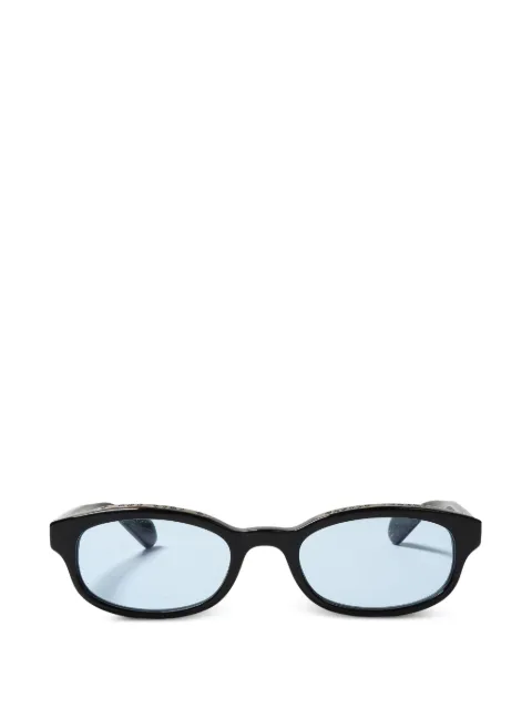 Chrome Hearts Lowrider oval-frame sunglasses