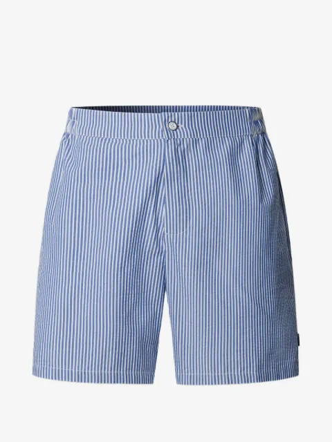 Hackett London striped seersucker swim shorts