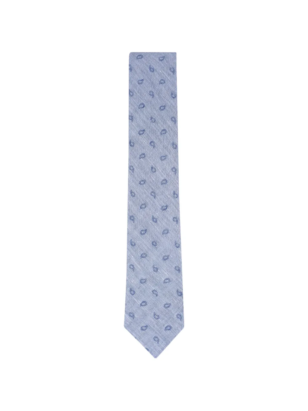 Zegna paisley-print tie - Blu
