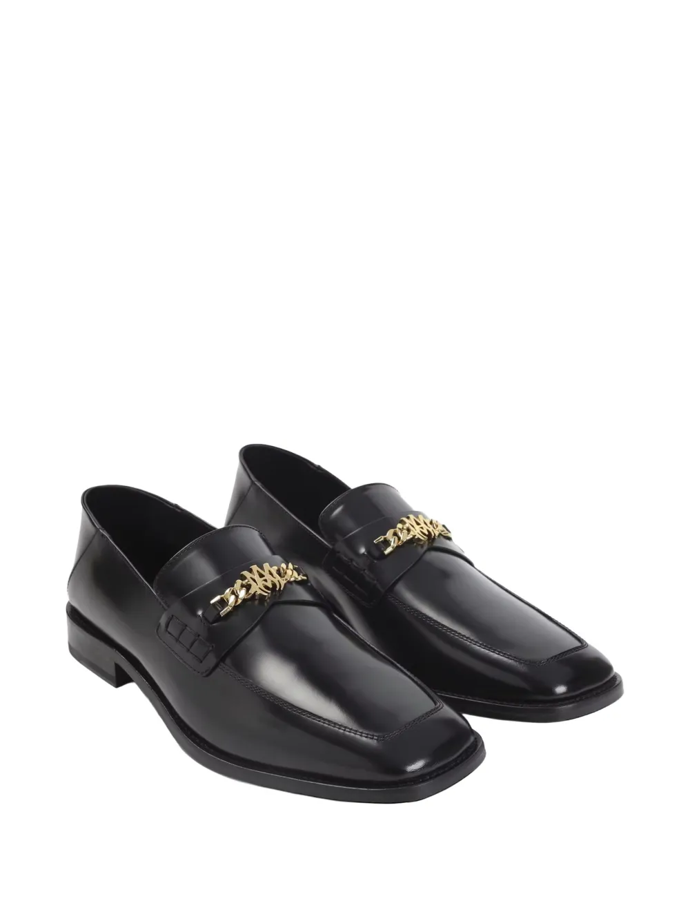 AMIRI MA chain-embellished loafers Zwart