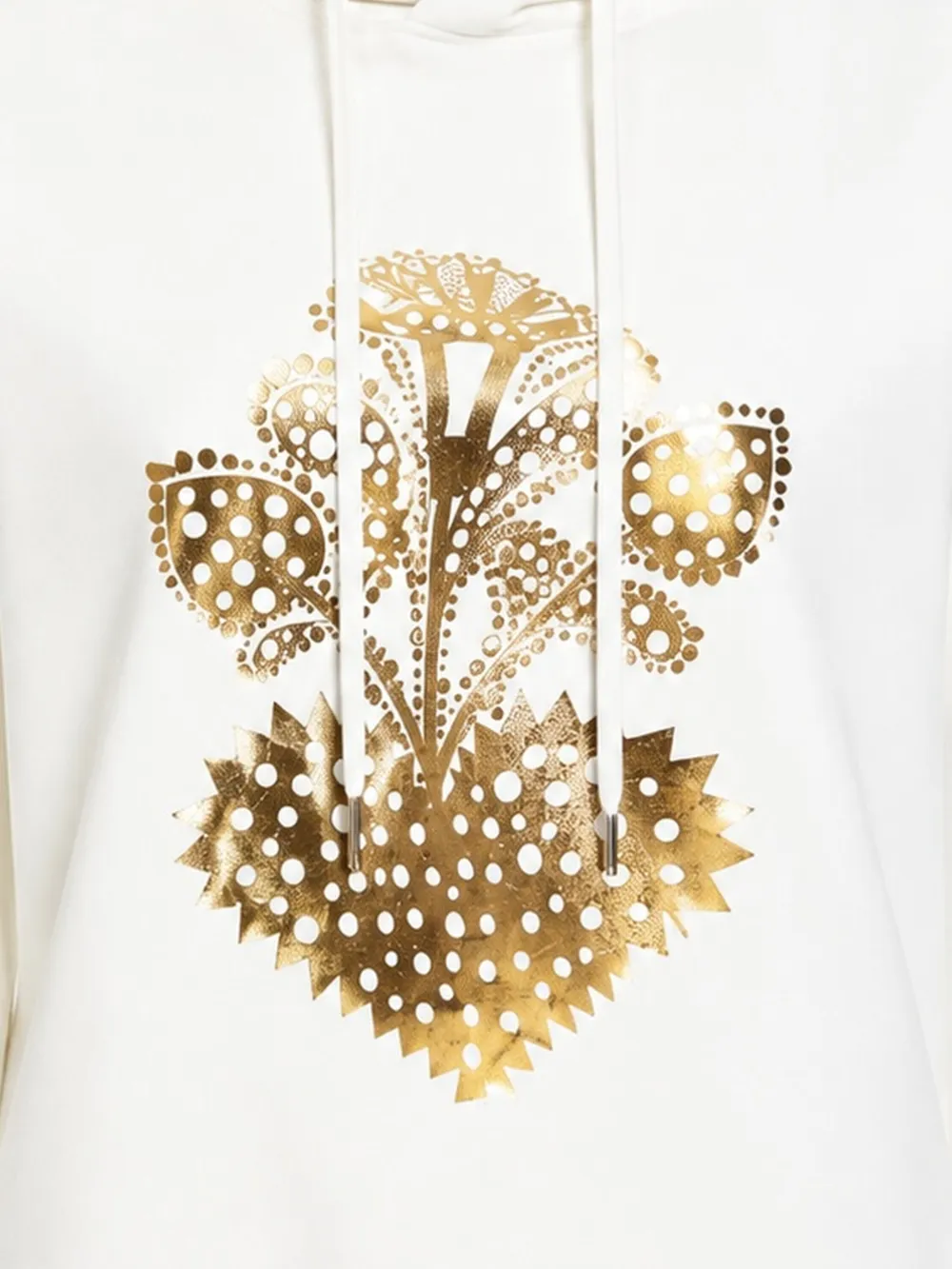 Cynthia Rowley Heart of Gold hoodie Wit