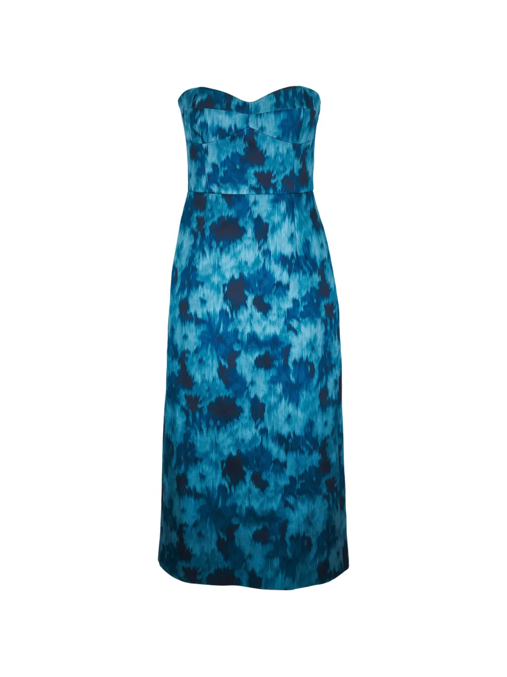 Michael Kors strapless midi dress - Blu