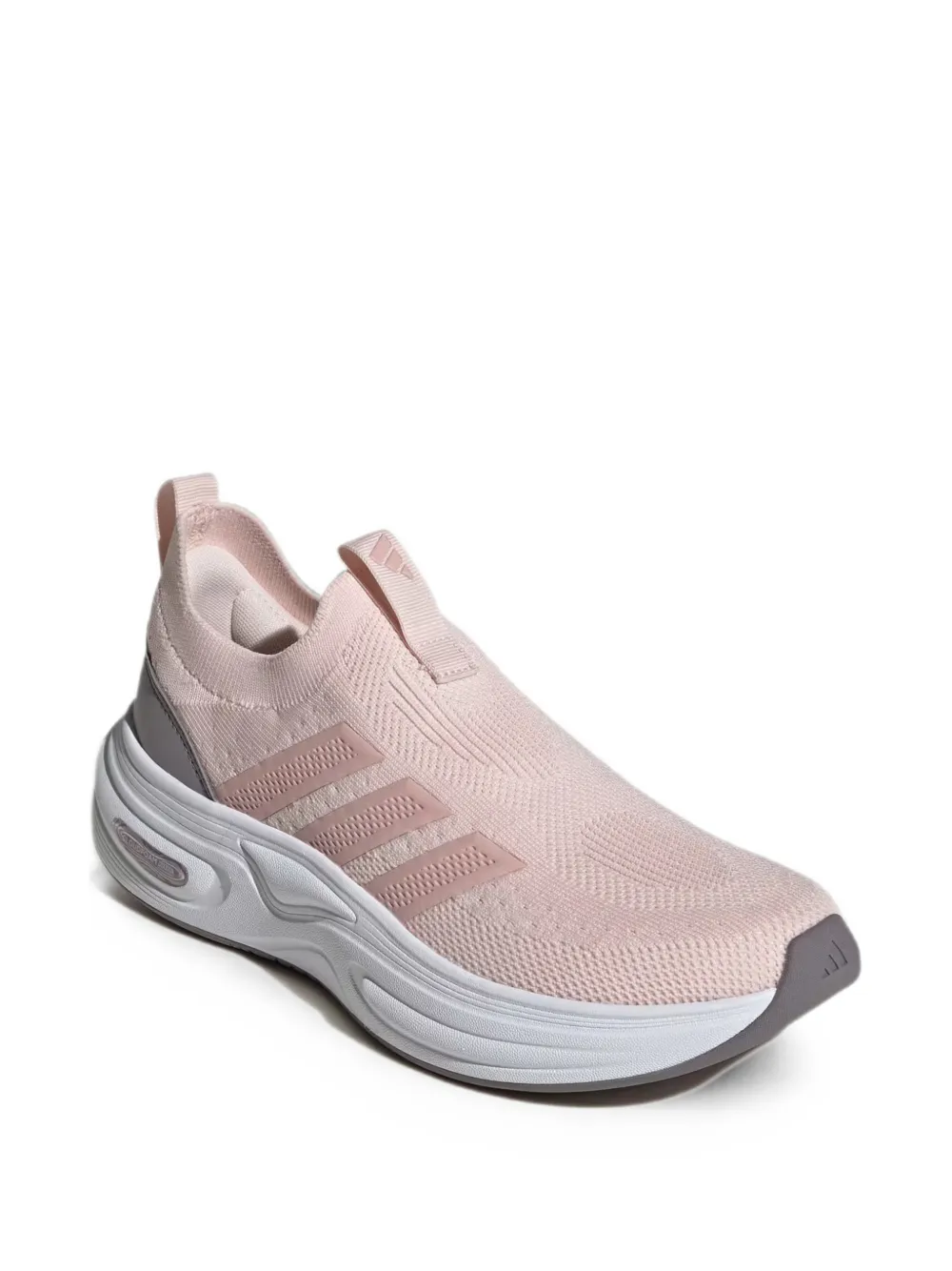 adidas Cloudfoam Cuxxion pull-on woven sneakers Roze