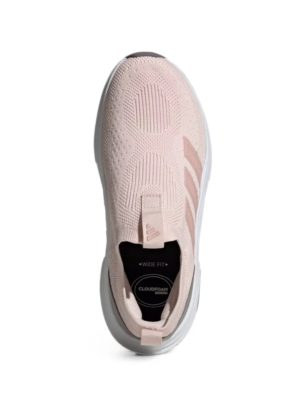 adidas Cloudfoam Cuxxion pull-on woven sneakers Roze