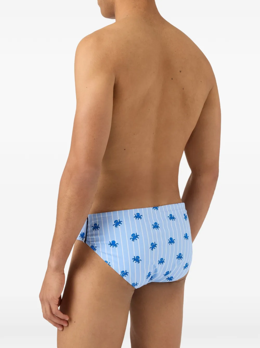 MC2 Saint Barth Cayo zwembroek met octopusprint Blauw