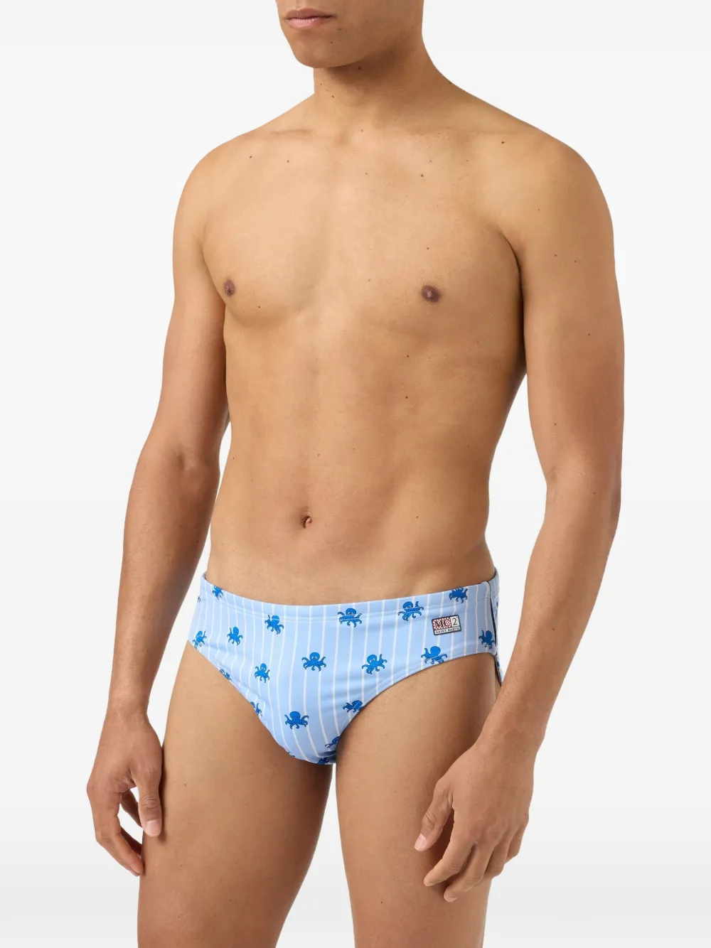 MC2 Saint Barth Cayo zwembroek met octopusprint Blauw