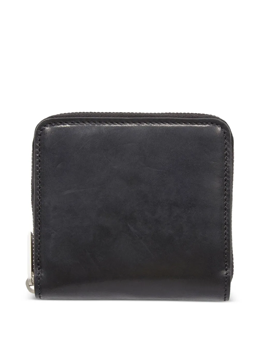  Rick Owens Logo-plaque Zip-around Wallet - Noir 