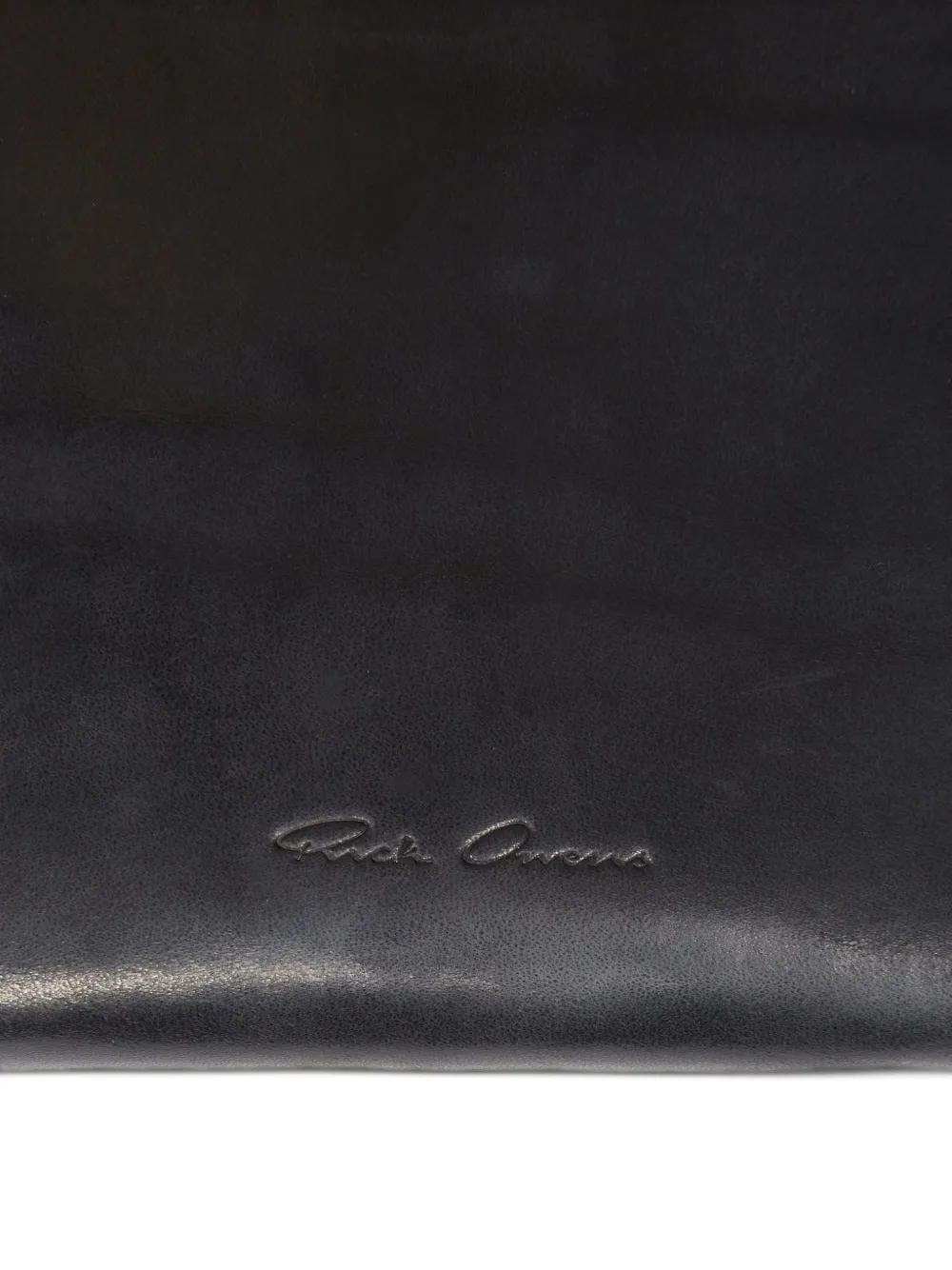  Rick Owens Logo-plaque Zip-around Wallet - Noir 